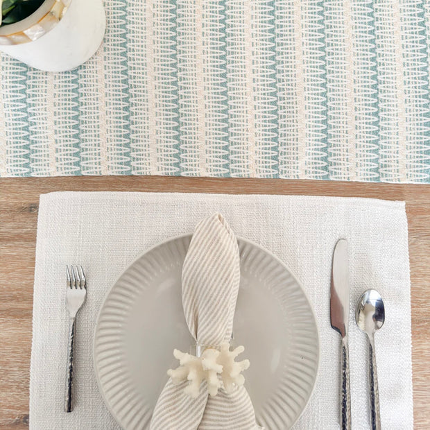 Anaya Home Seaside Smooth White Indoor Outdoor Placemat
