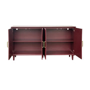 Crestview Collection Arvada Merlot Acacia Finish Sideboard