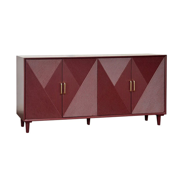 Crestview Collection Arvada Merlot Acacia Finish Sideboard