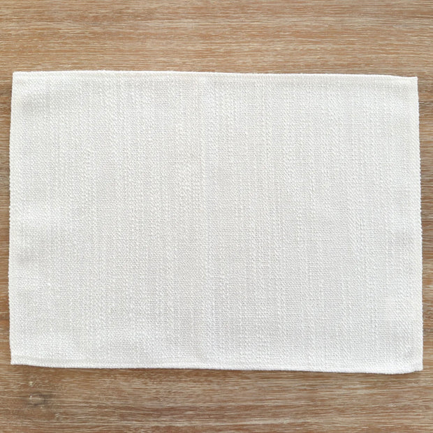 Anaya Home Seaside Smooth White Indoor Outdoor Placemat