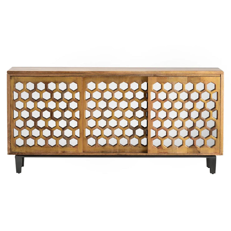 Crestview Collection Bengal Manor Honeycomb Sideboard