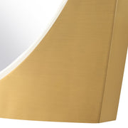 Uttermost Neilia Antique Brass Square Frame Mirror