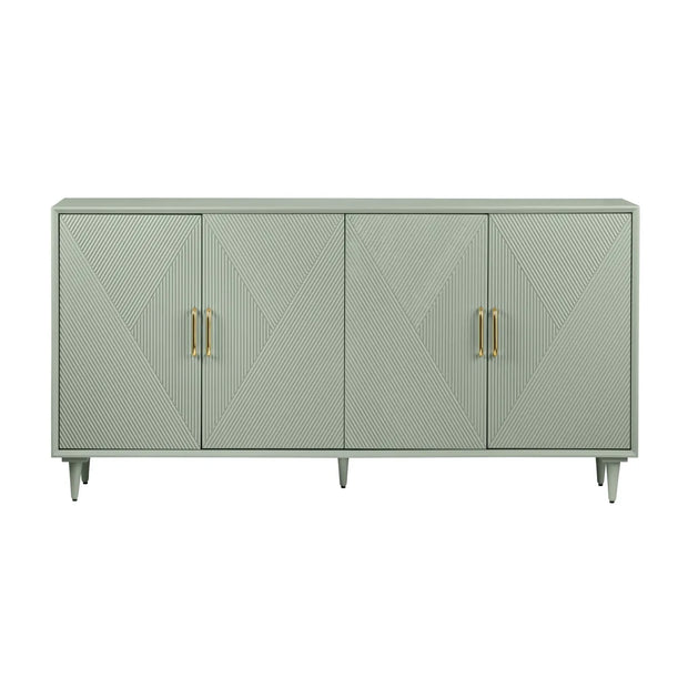 Crestview Collection Arvada Sage Green Acacia Finish Sideboard