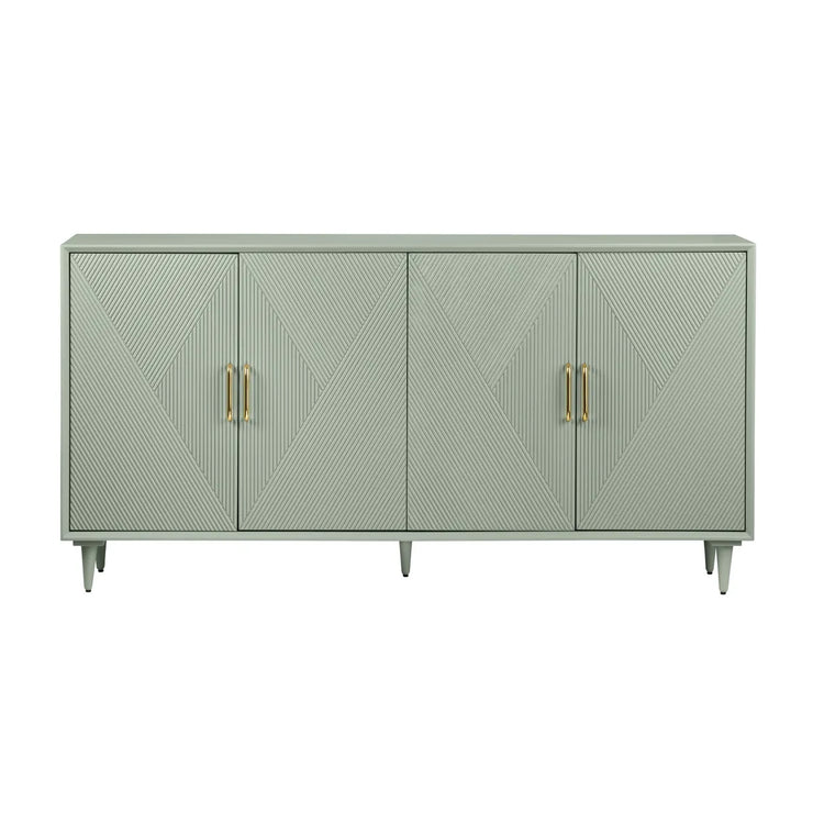 Crestview Collection Arvada Sage Green Acacia Finish Sideboard