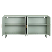 Crestview Collection Arvada Sage Green Acacia Finish Sideboard