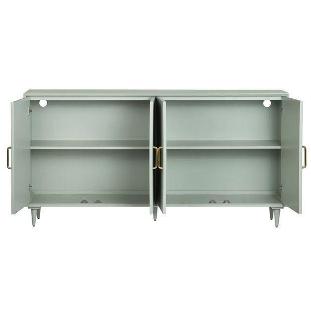 Crestview Collection Arvada Sage Green Acacia Finish Sideboard