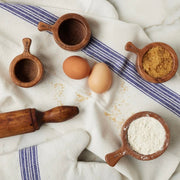 etúHOME French Bistro Wood Measuring Cups Set of 4