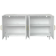 Crestview Collection Arvada White Acacia Finish Sideboard