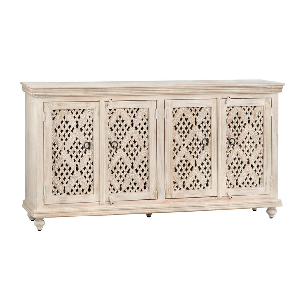 Crestview Collection Lattice Four- Door Sideboard