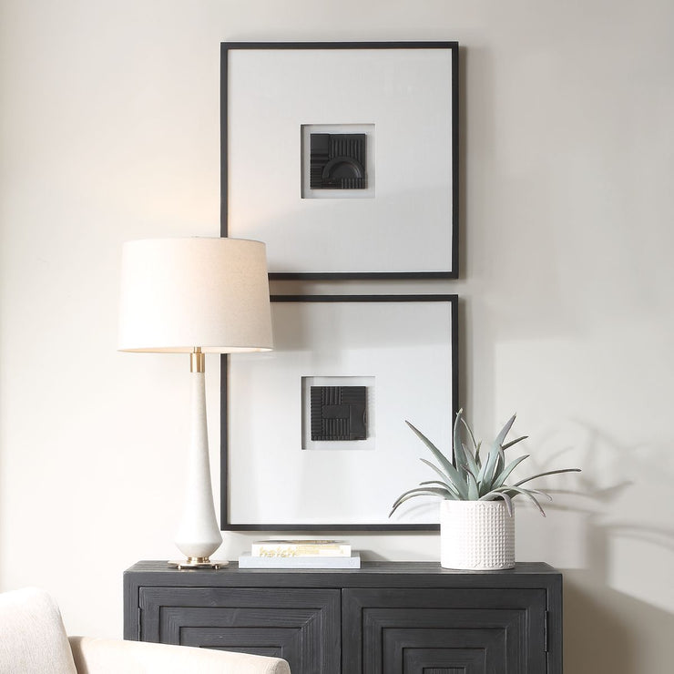 Uttermost Origins Shadow Boxes Wall Decor ~ Set Of 2