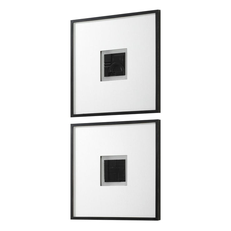 Uttermost Origins Shadow Boxes Wall Decor ~ Set Of 2