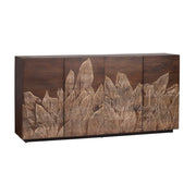 Crestview Collection Banana Leaf Four- Door Sideboard