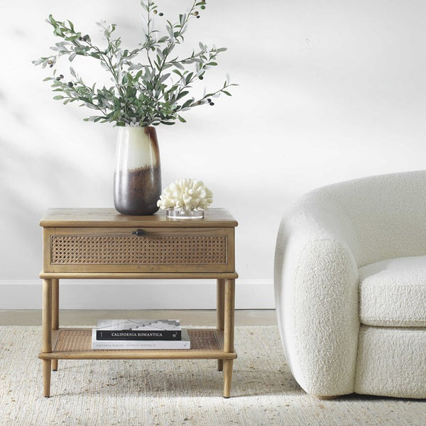 Uttermost Coast Natural Rattan Cane Side Table – casabelladecor.net