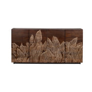 Crestview Collection Banana Leaf Four- Door Sideboard