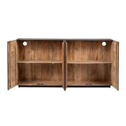 Crestview Collection Banana Leaf Four- Door Sideboard