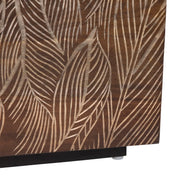 Crestview Collection Banana Leaf Four- Door Sideboard
