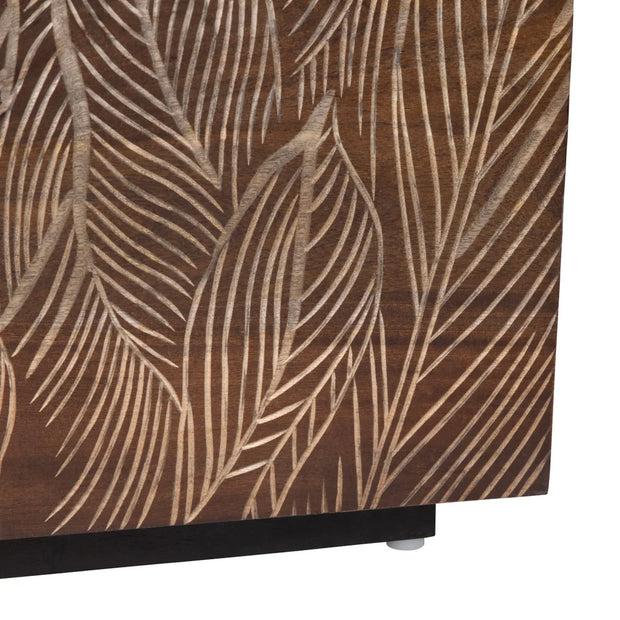 Crestview Collection Banana Leaf Four- Door Sideboard