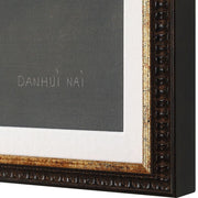 Uttermost Florals On Black Set of 4 Framed Prints