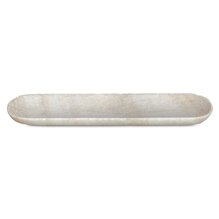 Uttermost Sculpted Rectangular Onyx Bowl with Rounded Ends
