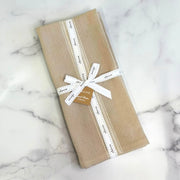 etúHOME Vintage White Stripe Kitchen Tea Towels ~ Set of 2