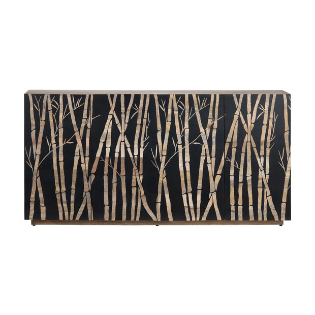 Crestview Collection Bamboo Four- Door Sideboard