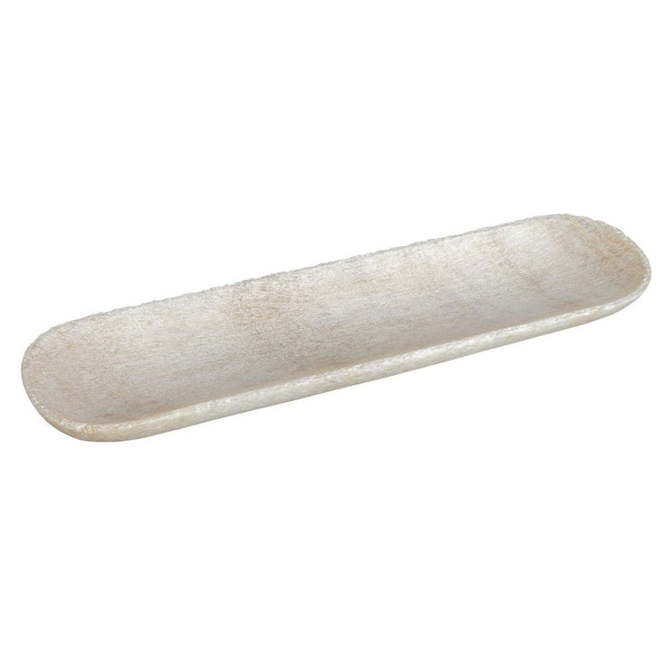 Uttermost Sculpted Rectangular Onyx Bowl with Rounded Ends