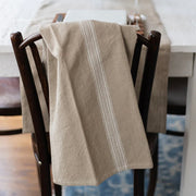 etúHOME Vintage White Stripe Kitchen Tea Towels ~ Set of 2
