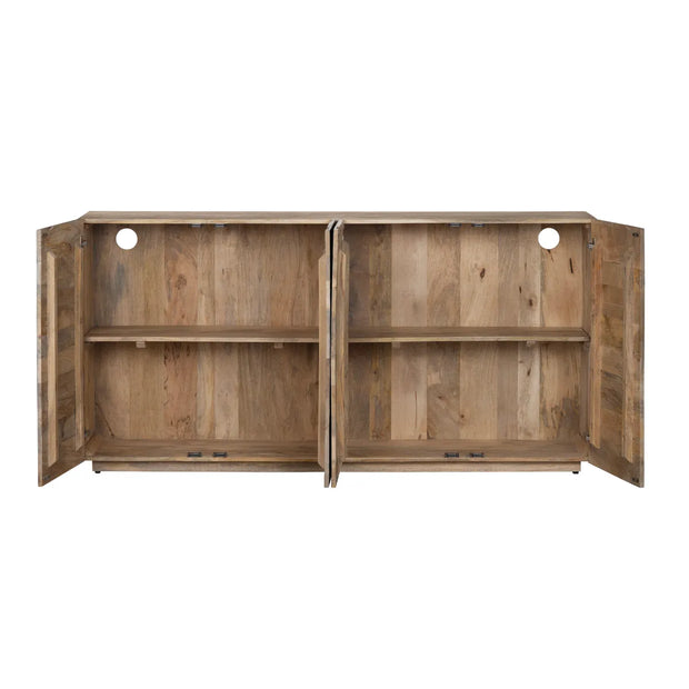 Crestview Collection Bamboo Four- Door Sideboard