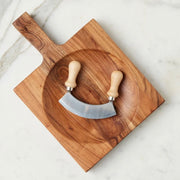 etúHOME French Cutting Board With Mezzaluna Set