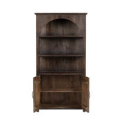 Crestview Collection Belmont Mango Wood Dark Brown Stain Finish Bookcase