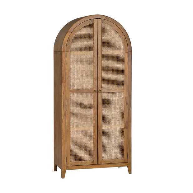 Crestview Collection Valencia Stained Light Brown Cabinet