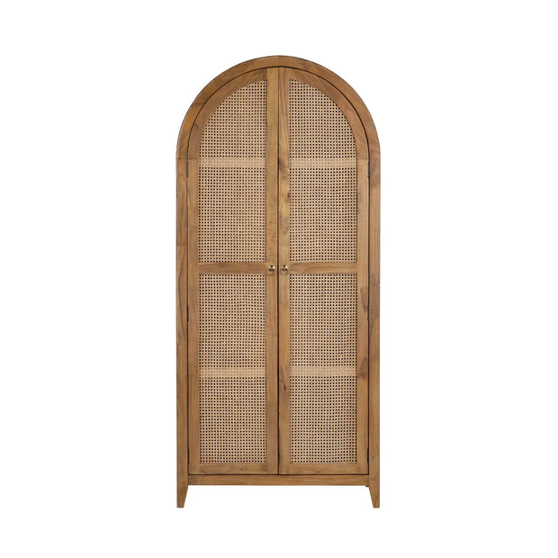 Crestview Collection Valencia Stained Light Brown Cabinet