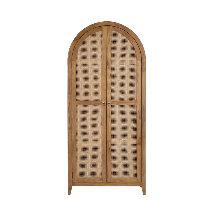 Crestview Collection Valencia Stained Light Brown Cabinet