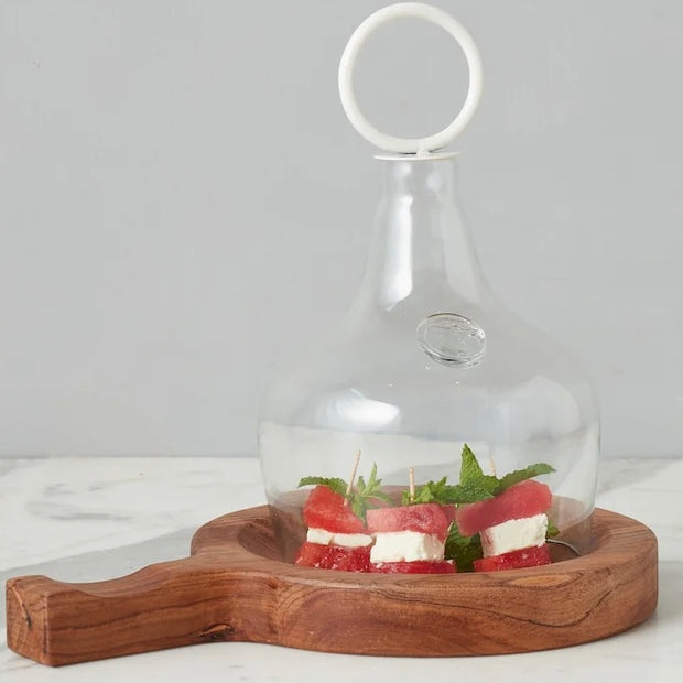 etúHOME Italian Cutting Board With Mezzaluna Set