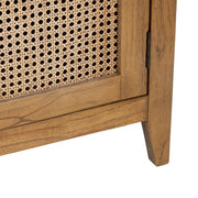 Crestview Collection Valencia Stained Light Brown Cabinet