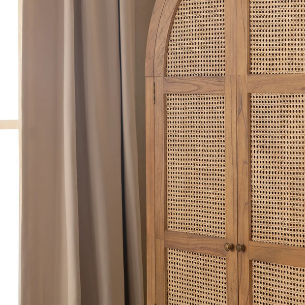 Crestview Collection Valencia Stained Light Brown Cabinet