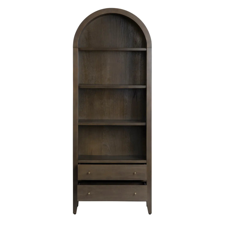 Crestview Collection Simon Stained Brown Etagere