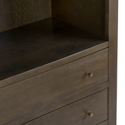 Crestview Collection Simon Stained Brown Etagere