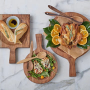 etúHOME Italian Cutting Board With Mezzaluna Set ~ Large
