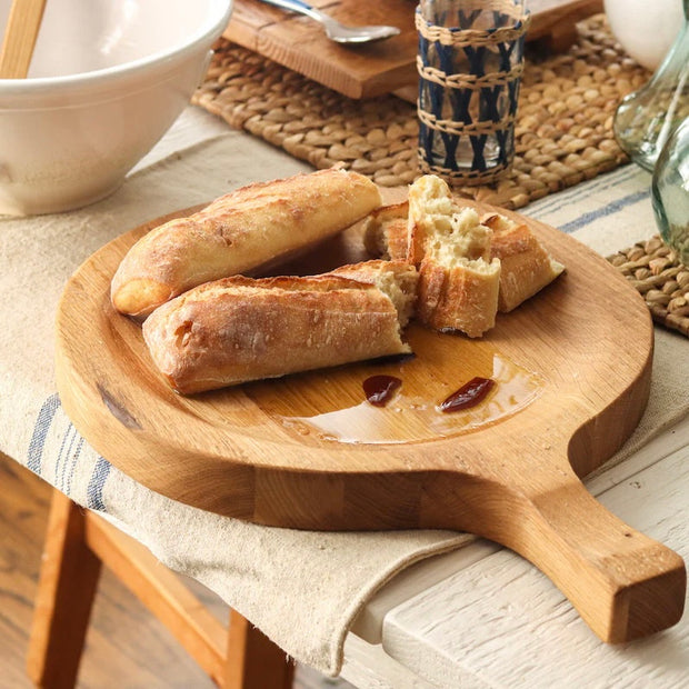 etúHOME Italian Cutting Board With Mezzaluna Set ~ Large