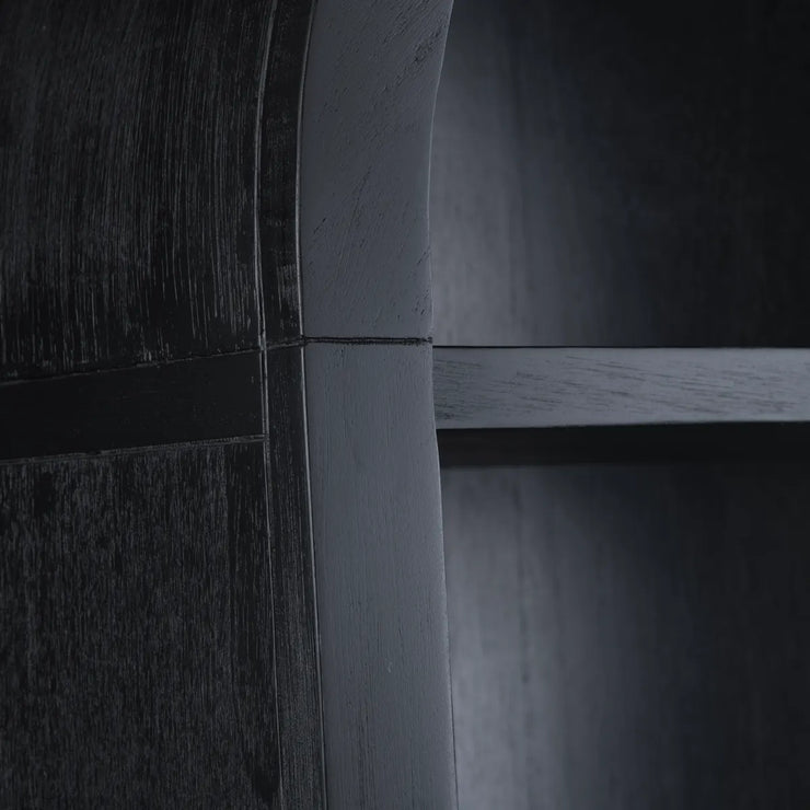 Crestview Collection Porter Black Etagere