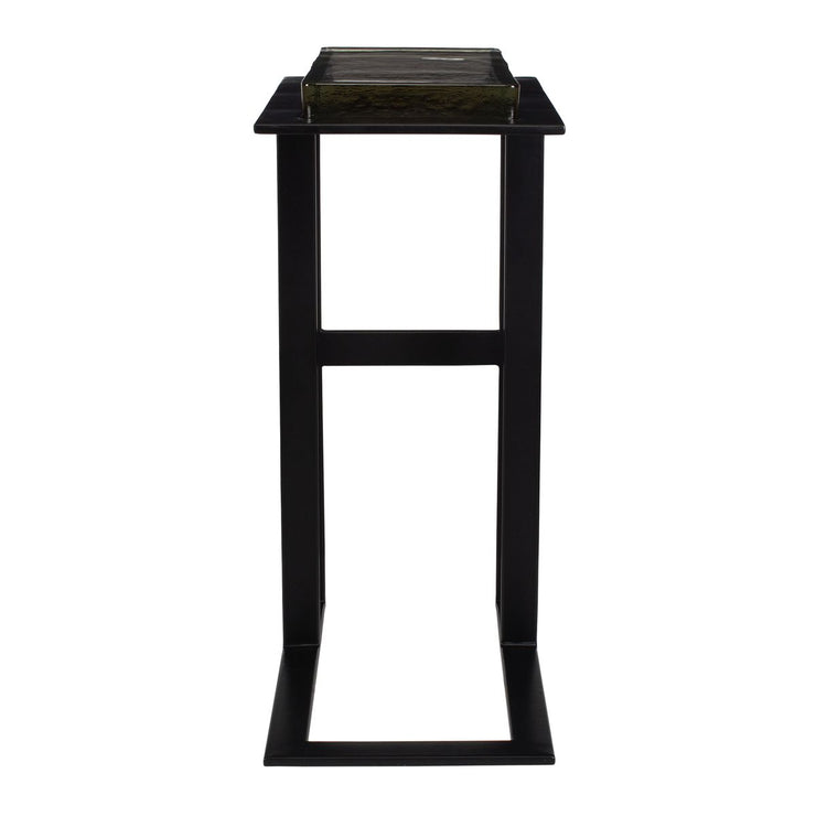 Uttermost Soma Sleek Black Iron Accent Table