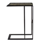Uttermost Soma Sleek Black Iron Accent Table
