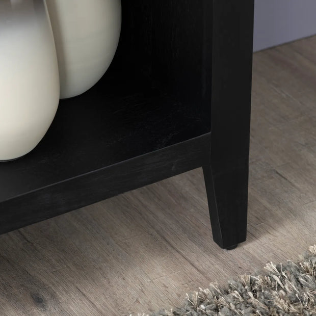 Crestview Collection Porter Black Etagere