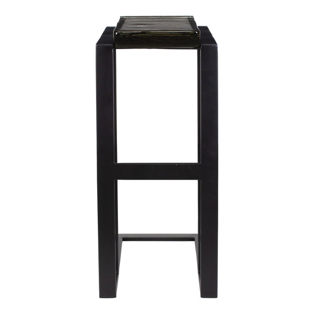 Uttermost Soma Sleek Black Iron Accent Table