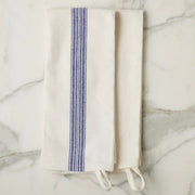 etúHOME Vintage Blue Stripe Kitchen Tea Towels ~ Set of 2