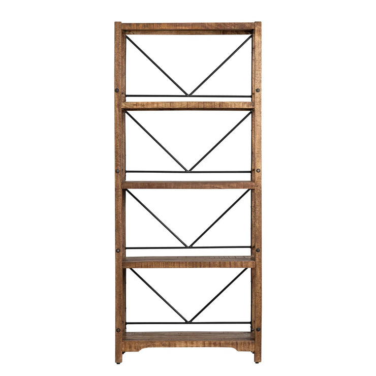Crestview Collection Winslow Warm Finish Bookshelf
