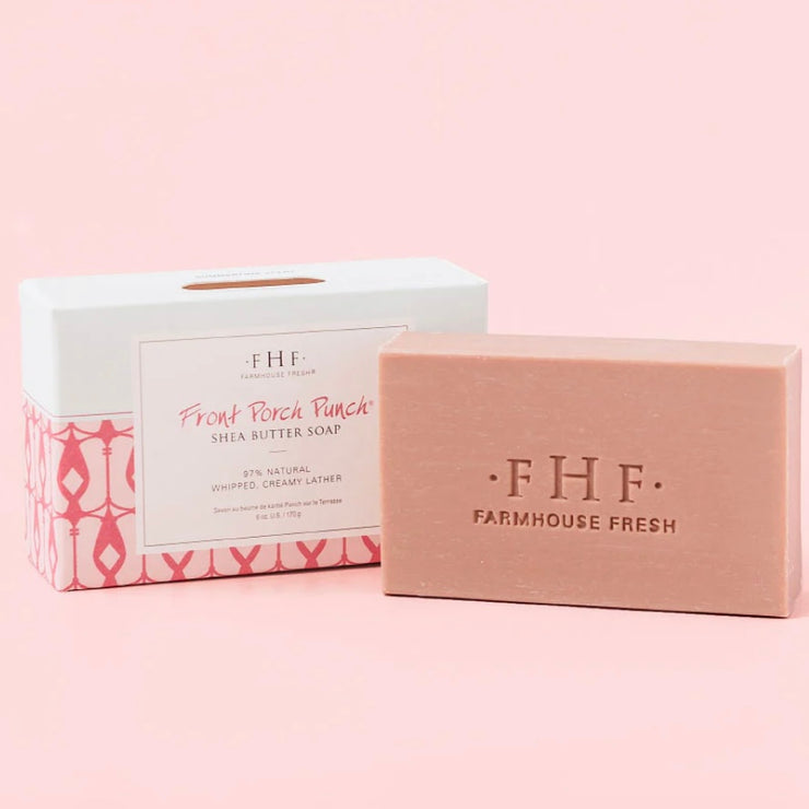Farmhouse Fresh Front Porch Punch Shea Butter Soap Bar 6 oz.