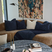 Kashwere Ultra Soft Vintage Blue 20x20 Cloud Pillow with Plush Insert