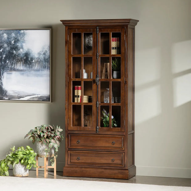 Crestview Collection Rutherford Curio Cabinet